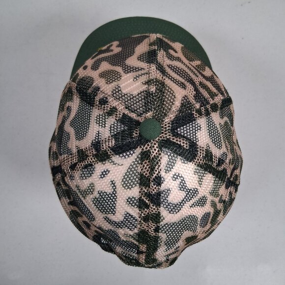 YETI Coolers Cap Hat Camo Mesh Snap Back Camouflage Green Hunting Hunt Outdoors - Picture 5 of 10